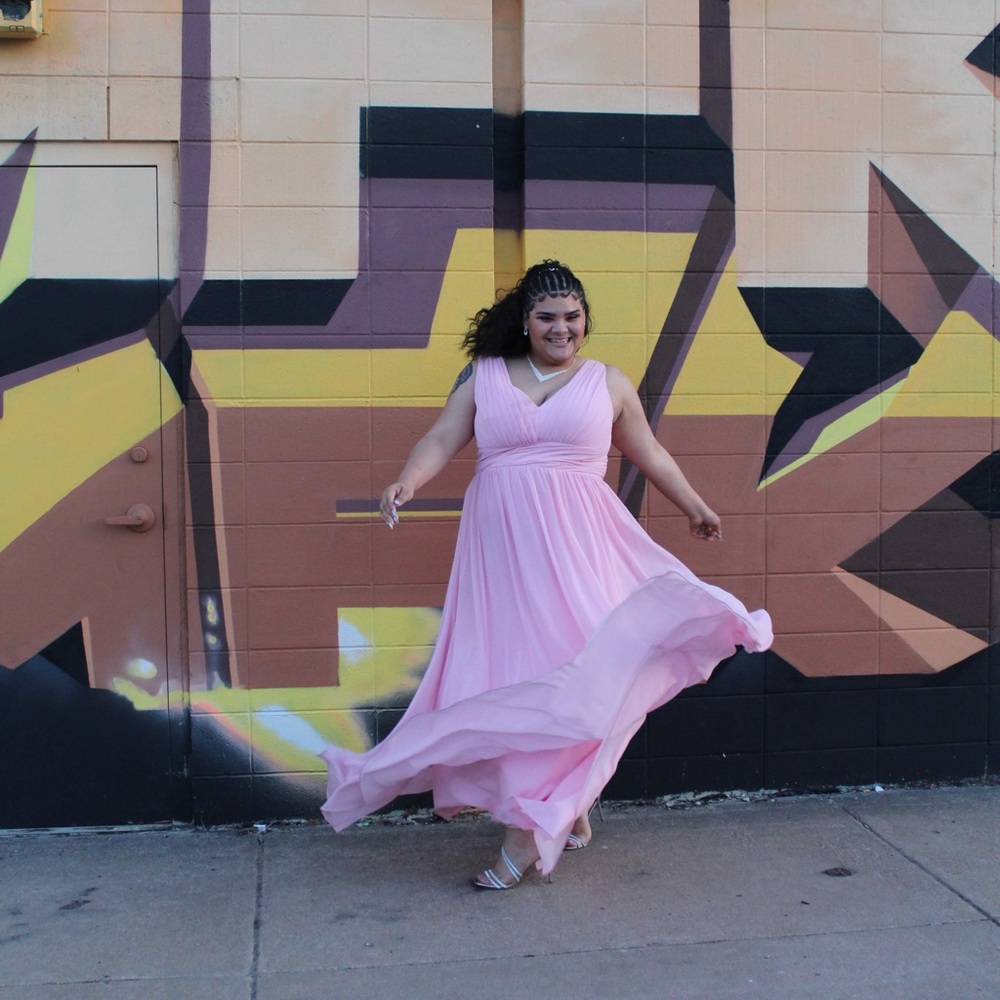 Alfred Angelo Blush Pink Dress